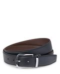 Horseshoe buckle Reversible Saffiano Leather Belt 35mm &ndash; One Size 44
