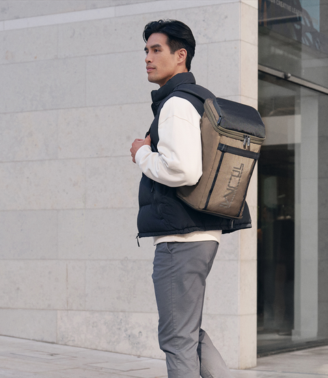 ALPHA BRAVO กระเป๋าเป้แบบพับเก็บได้ Packable Backpack  lifestyle | TUMI