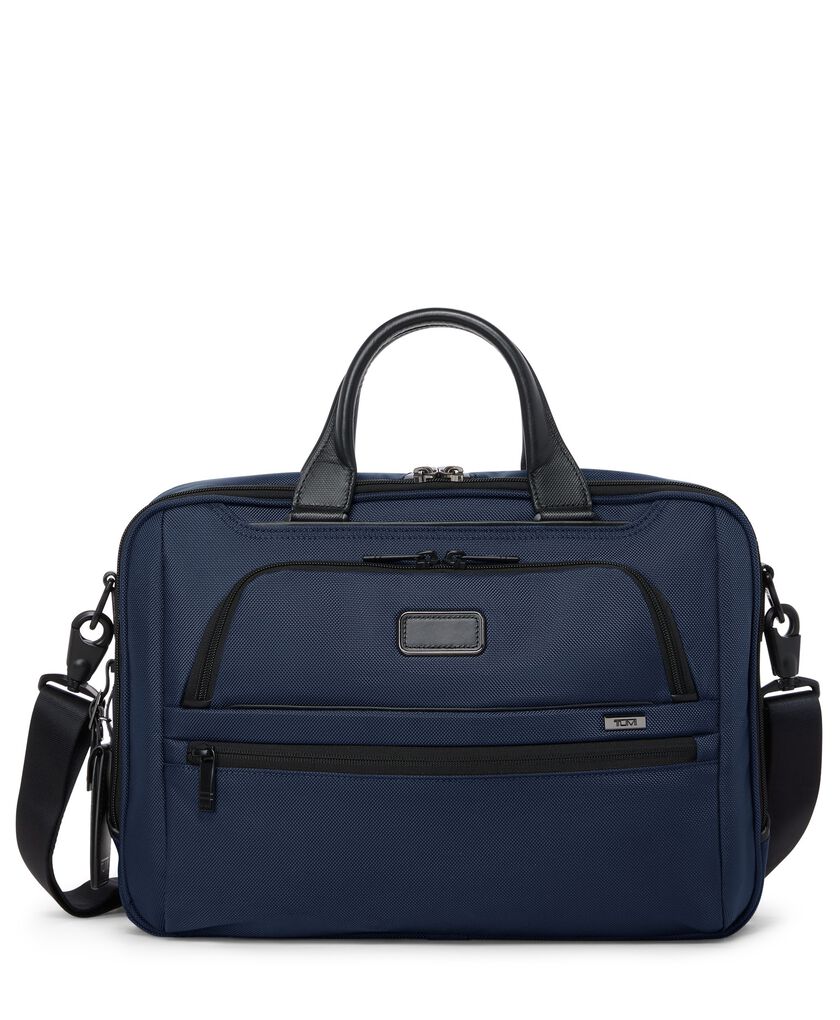 TUMI ALPHA กระเป๋าเอกสารซิปด้านบน Medium 15" Briefcase  hi-res | TUMI