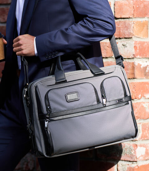 TUMI ALPHA Exp Org Laptop Brief  lifestyle | TUMI
