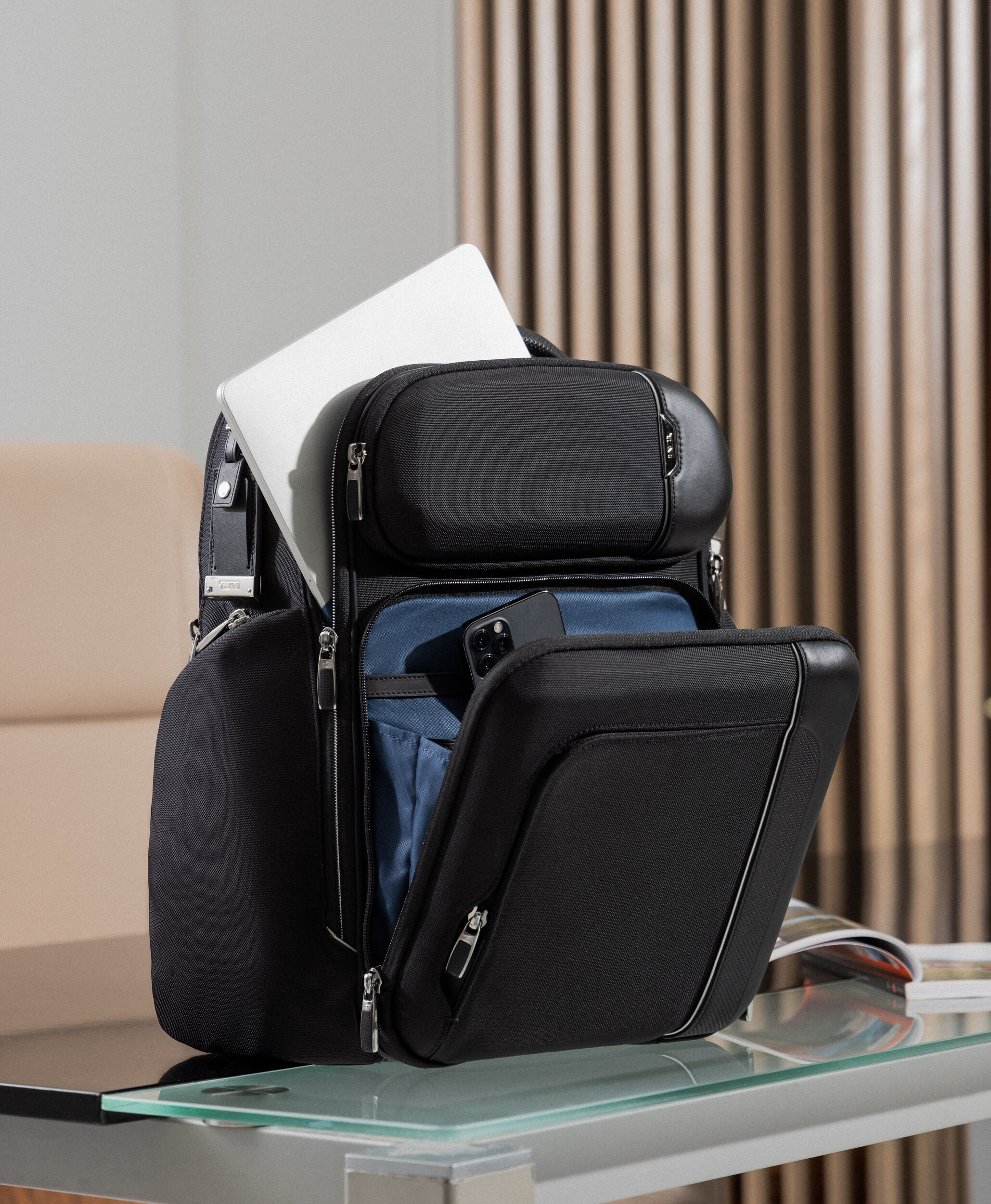 Tumi barker backpack new arrivals leather