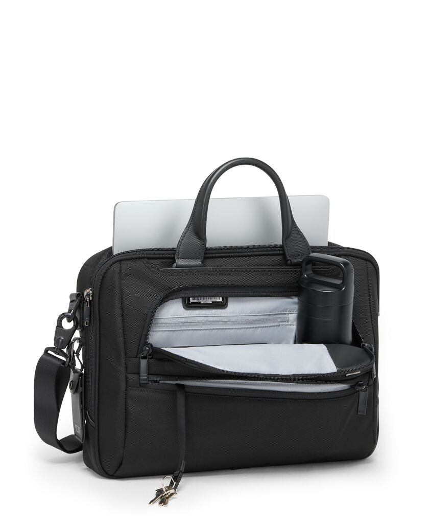 TUMI ALPHA กระเป๋าเอกสารซิปด้านบน Medium 15" Briefcase  hi-res | TUMI