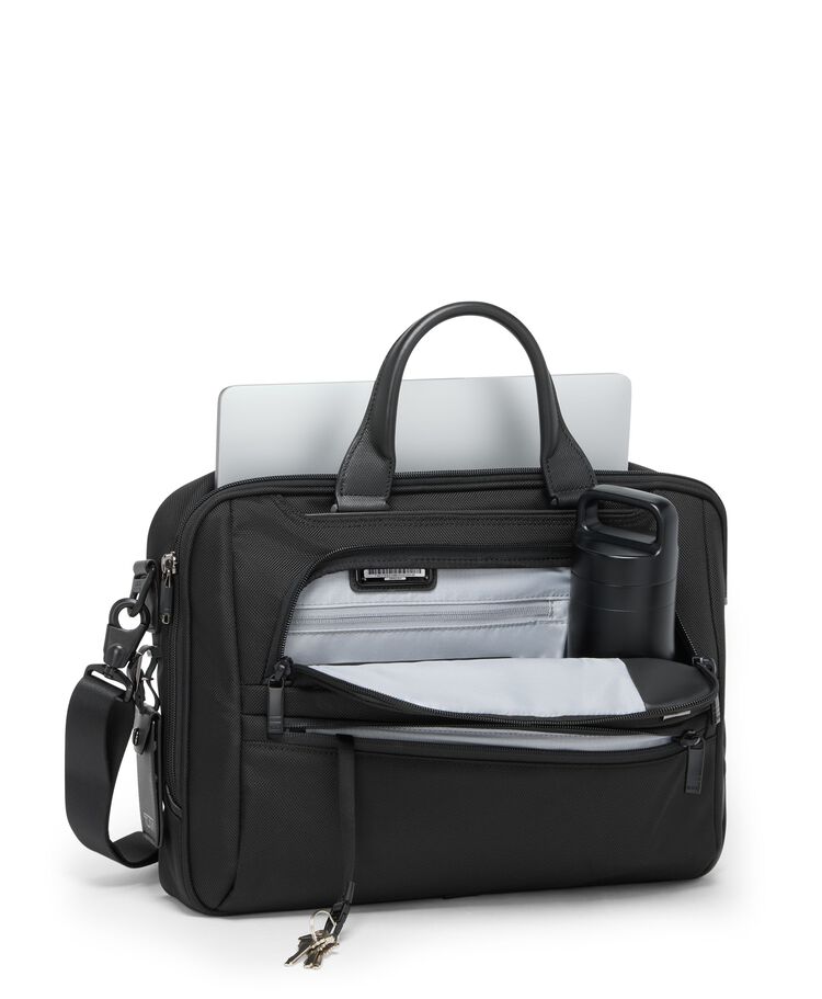 TUMI ALPHA กระเป๋าเอกสารซิปด้านบน Medium 15" Briefcase  hi-res | TUMI