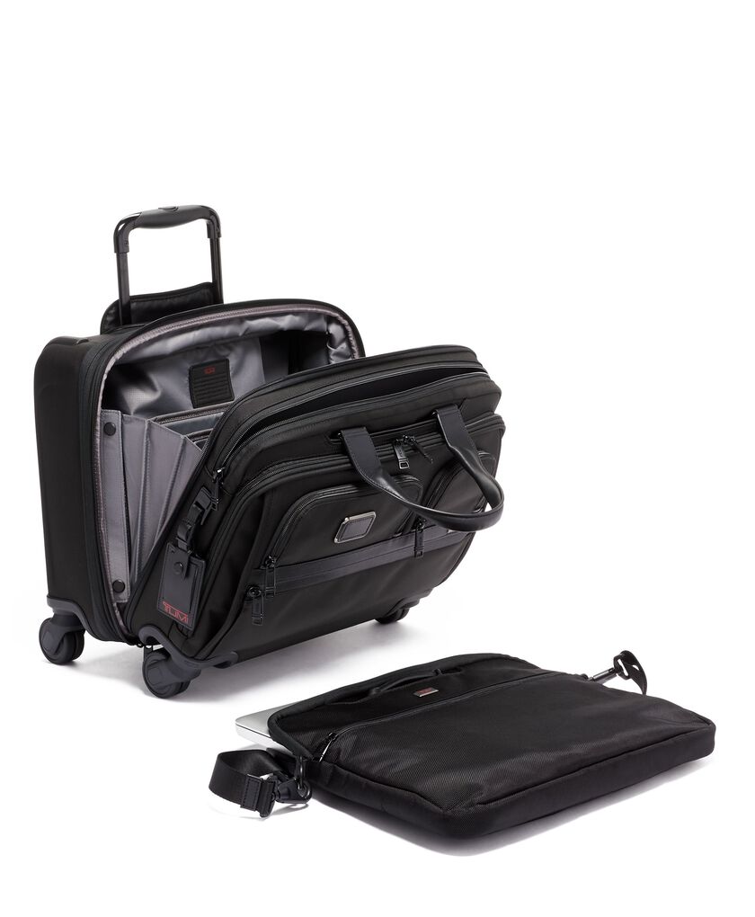 ALPHA Deluxe 4 Wheeled Laptop Case Brief  hi-res | TUMI