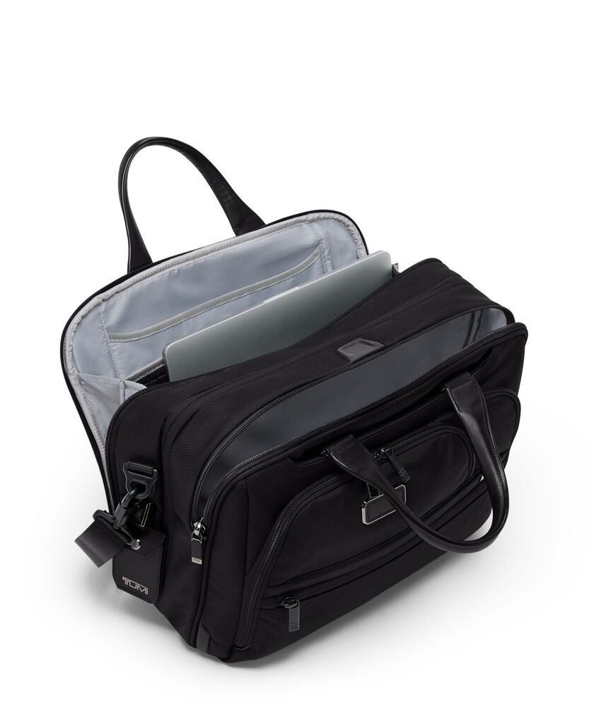 TUMI ALPHA กระเป๋าเอกสารซิปด้านบน Medium 15" Exp Briefcase  hi-res | TUMI