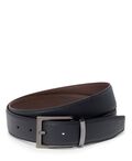 Rectangular Reversible Saffiano Leather Belt 35mm &ndash; One Size 44