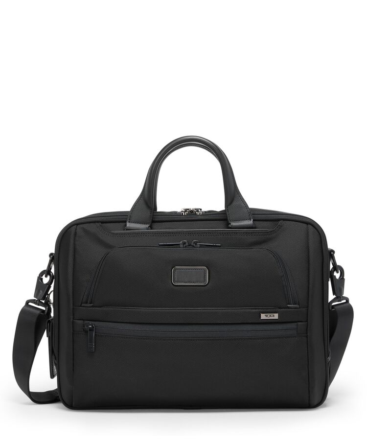 TUMI ALPHA กระเป๋าเอกสารซิปด้านบน Medium 15" Briefcase  hi-res | TUMI