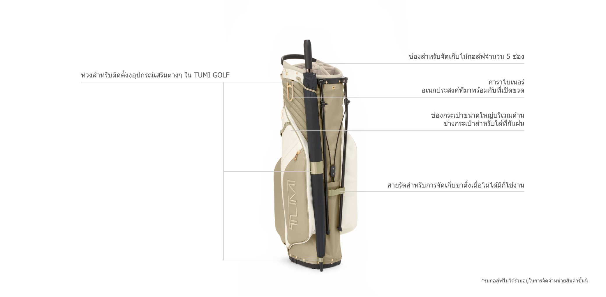 Golf Cart Bag Features