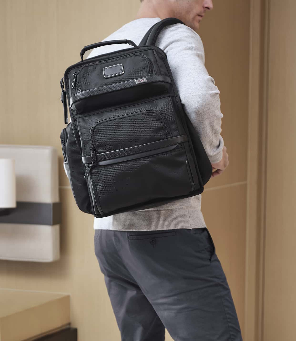 TUMI BRIEF PACK Black - lifestyle | Tumi Thailand