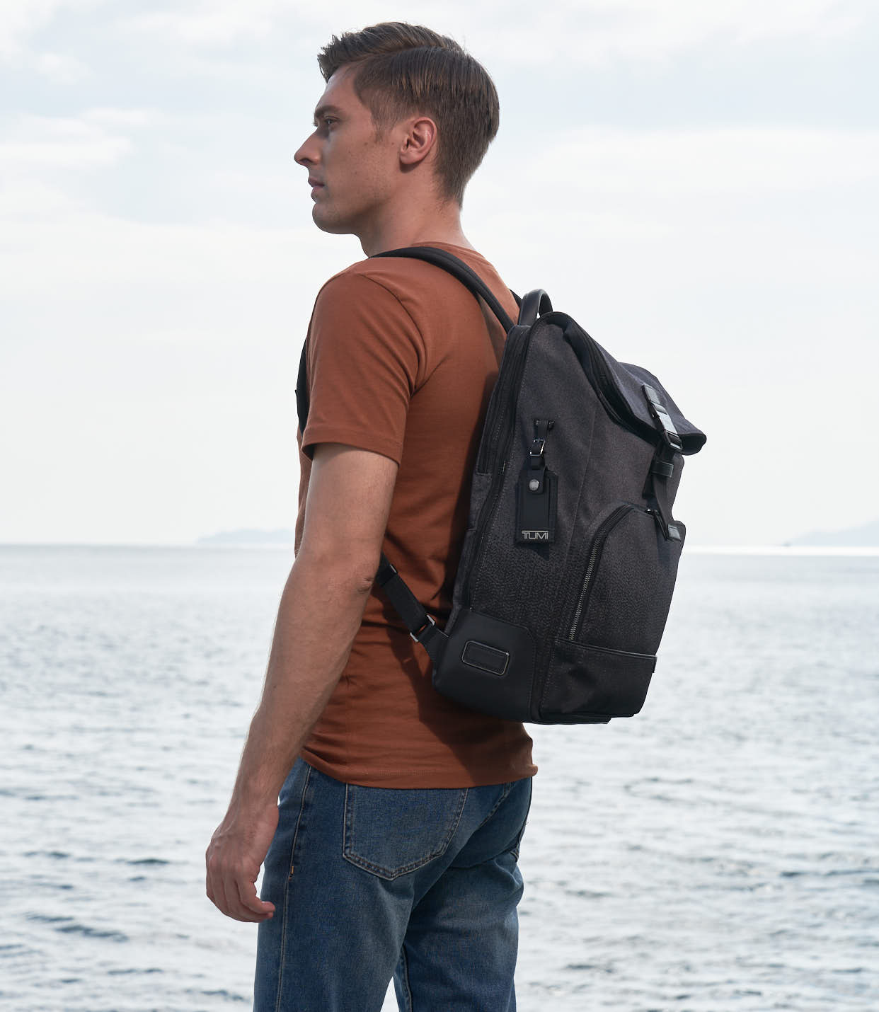 OSBORN ROLL TOP BACKPACK CHARCOAL OMBRE - lifestyle | Tumi Thailand