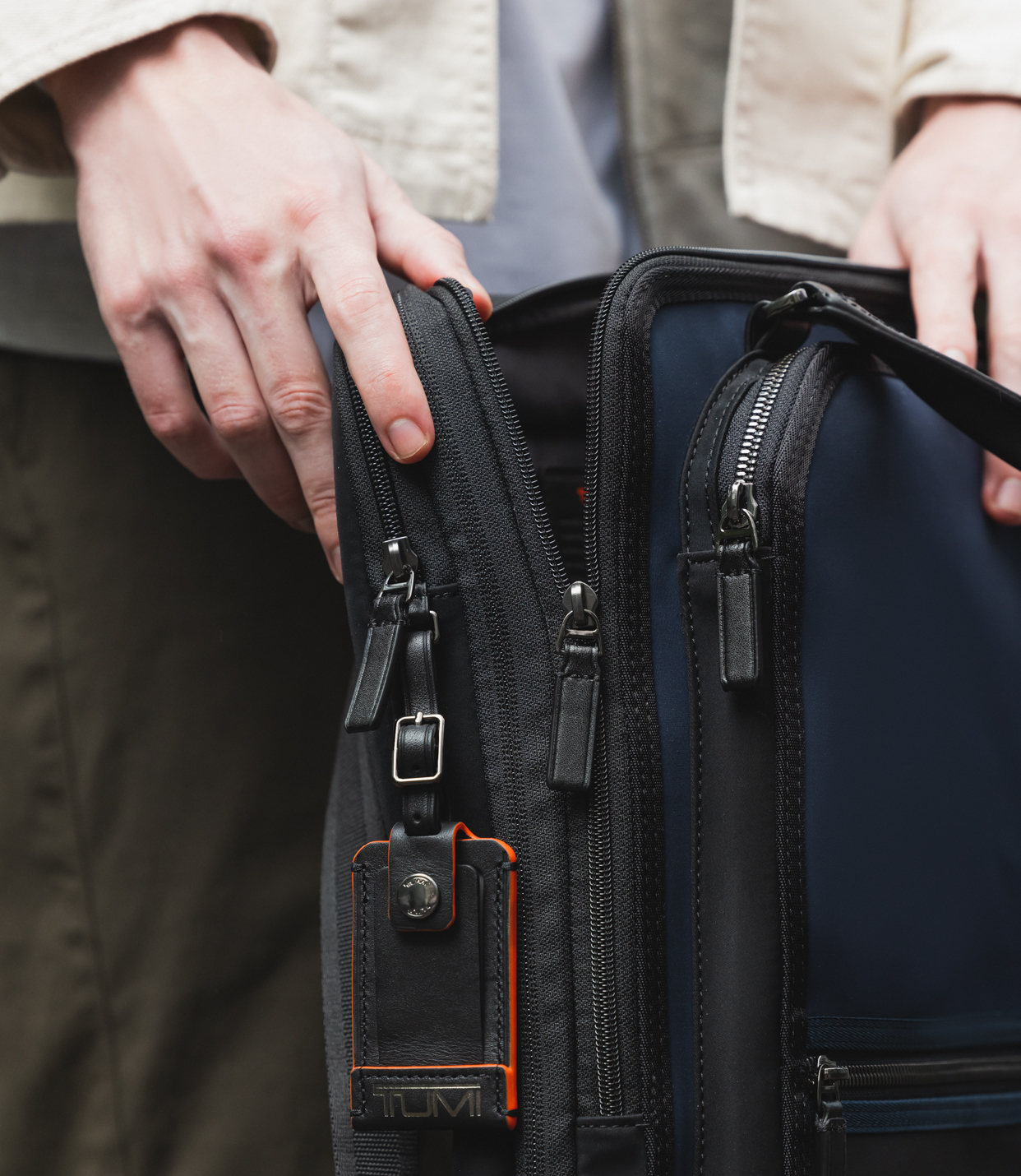 Stone Backpack Tote Midnight Navy - lifestyle | Tumi Thailand