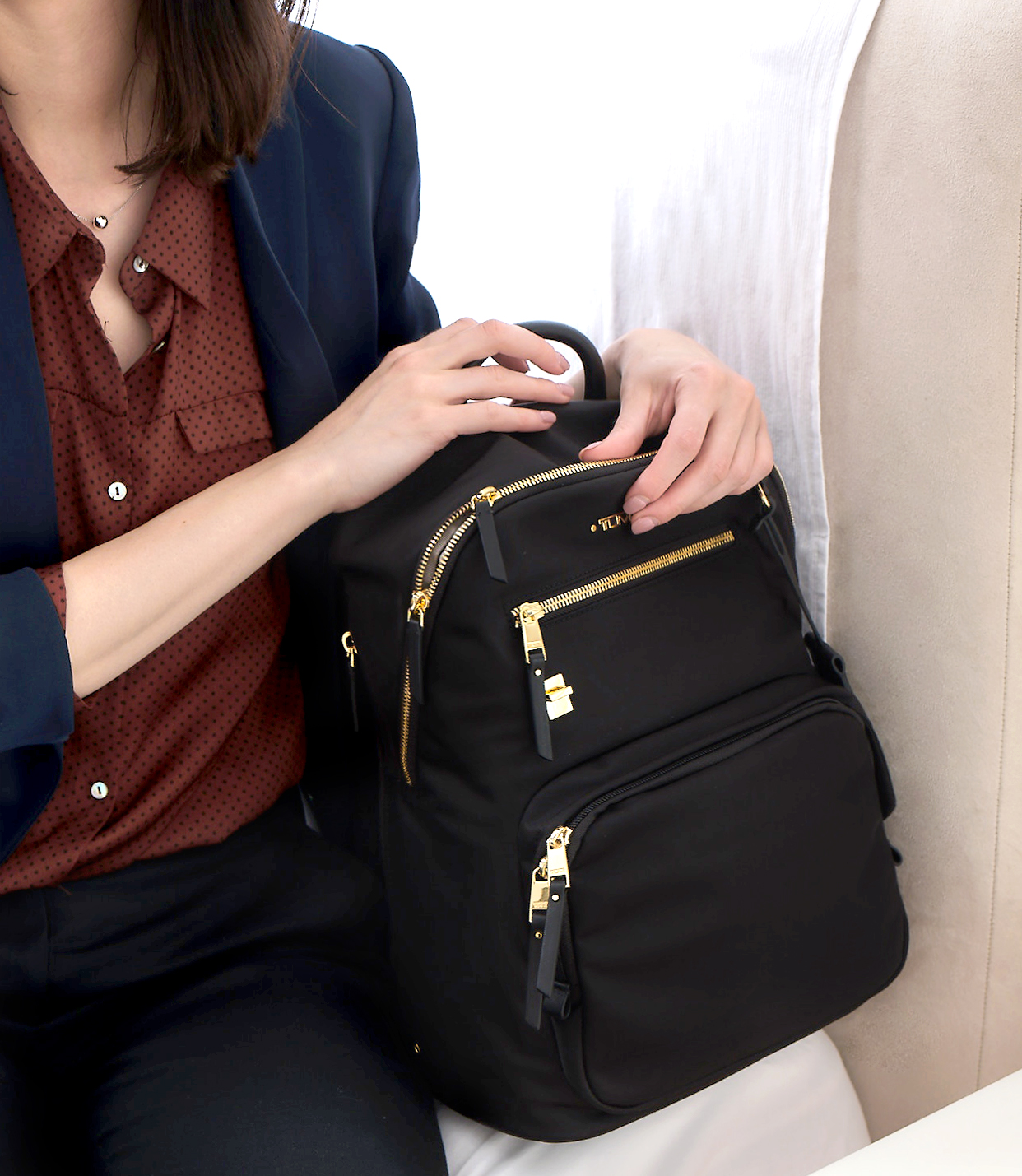 HARPER BACKPACK BLACK - lifestyle | Tumi Thailand