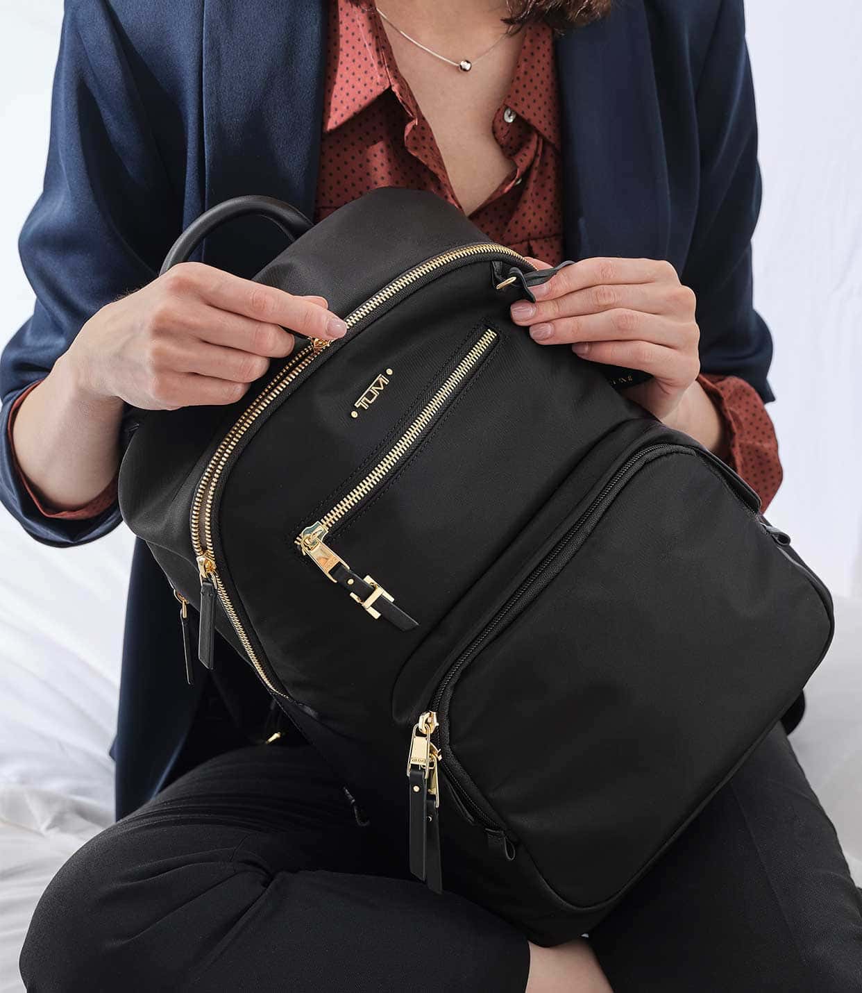 HARPER BACKPACK BLACK - lifestyle | Tumi Thailand