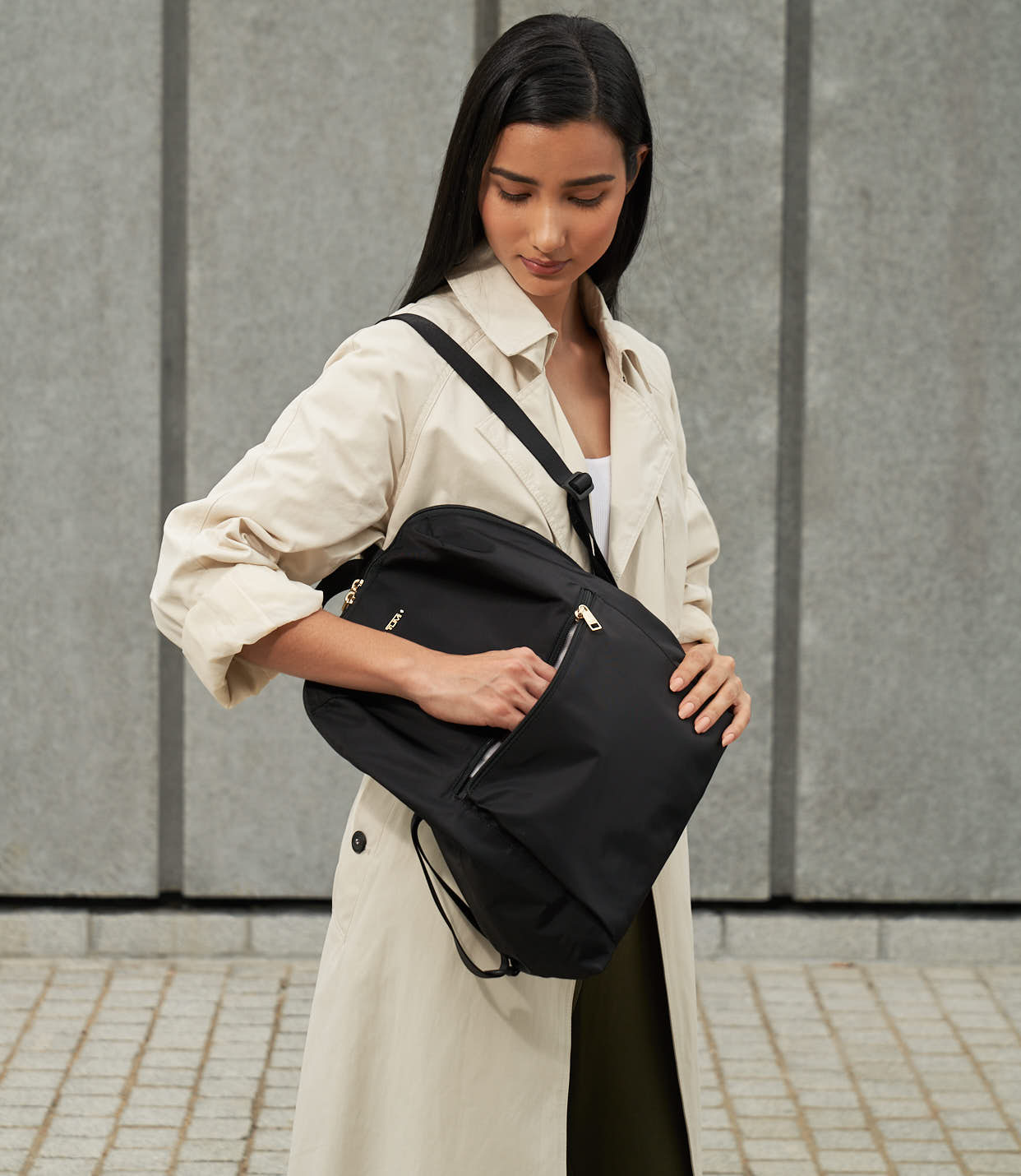JUST IN CASE BACKPACK Black - lifestyle | Tumi Thailand